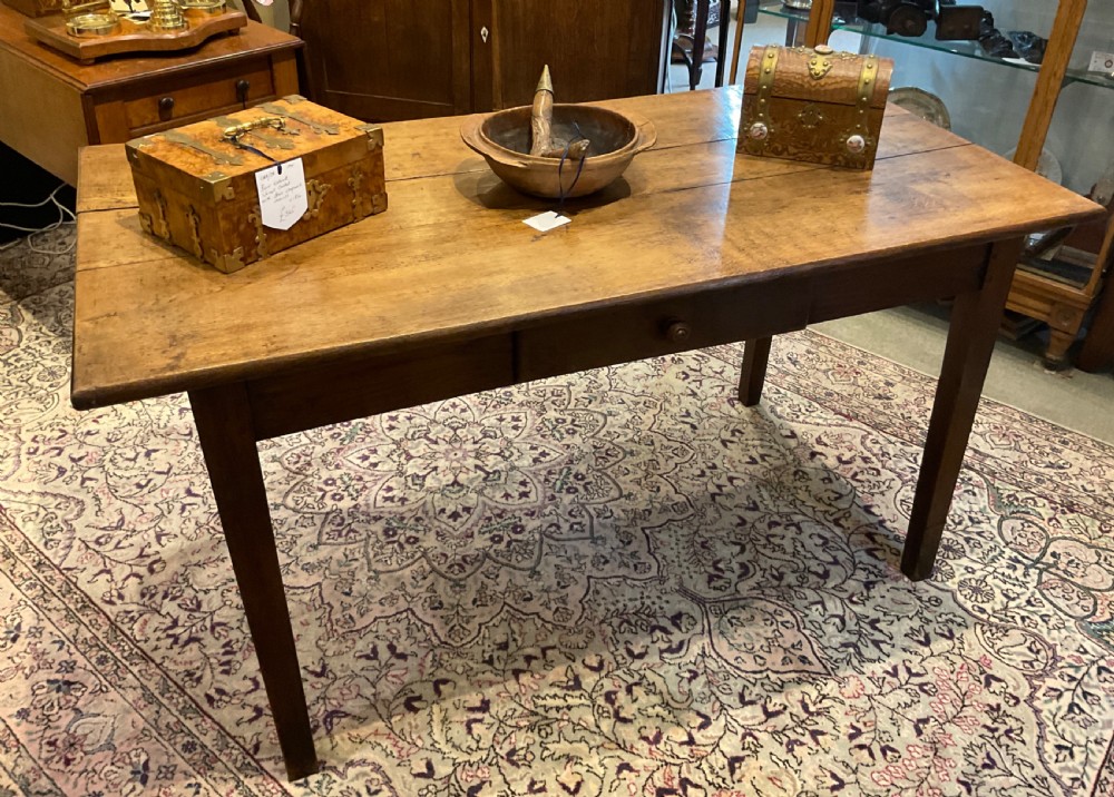 French Oak Farmhouse Table   View IV