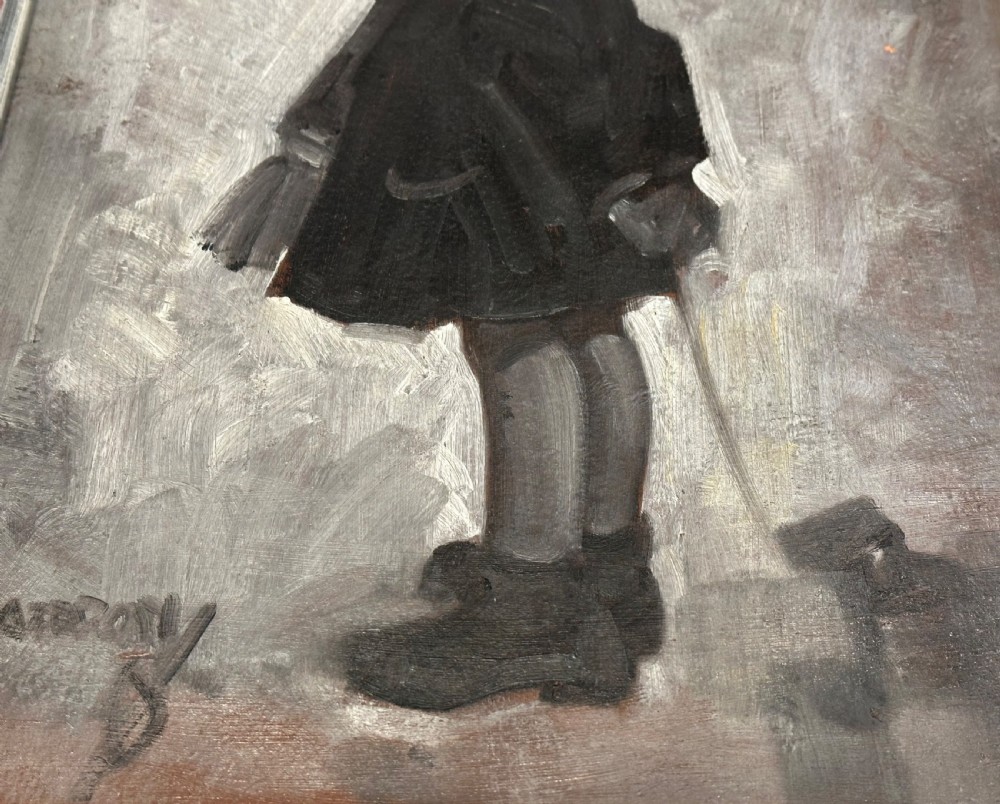 Horace C Griffon AKA ‘Jock ‘Girl with Dog’  View V