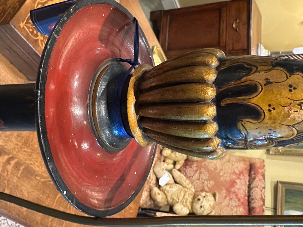 Antique Chinoiserie Standard Lamp  View II