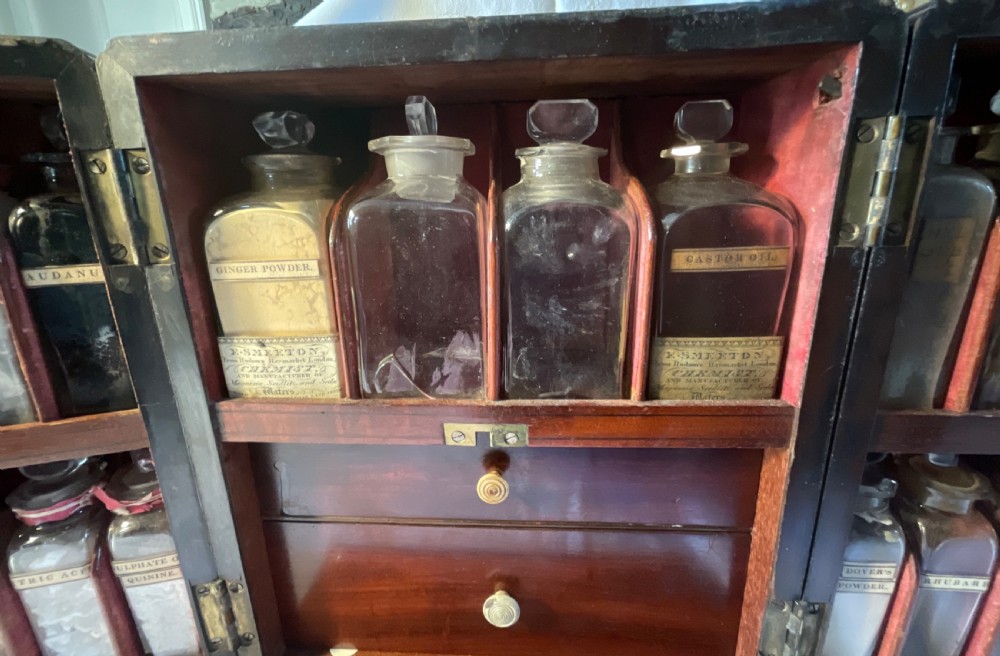 George III Mahogany Apothecary Cabinet  View V
