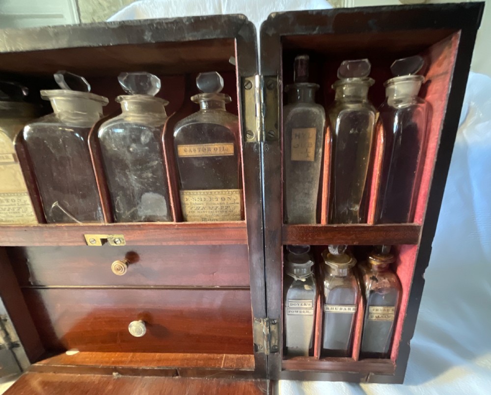 George III Mahogany Apothecary Cabinet  View VII