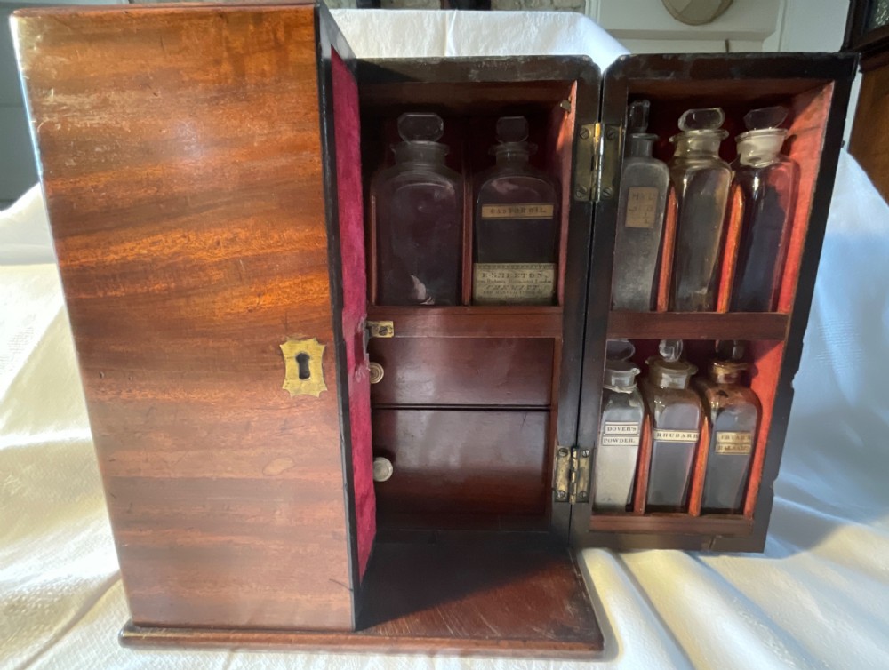 George III Mahogany Apothecary Cabinet  View VIII