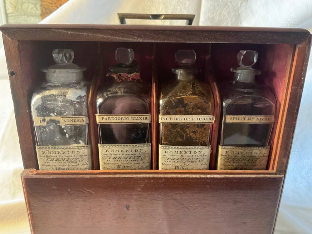 George III Mahogany Apothecary Cabinet  View XI