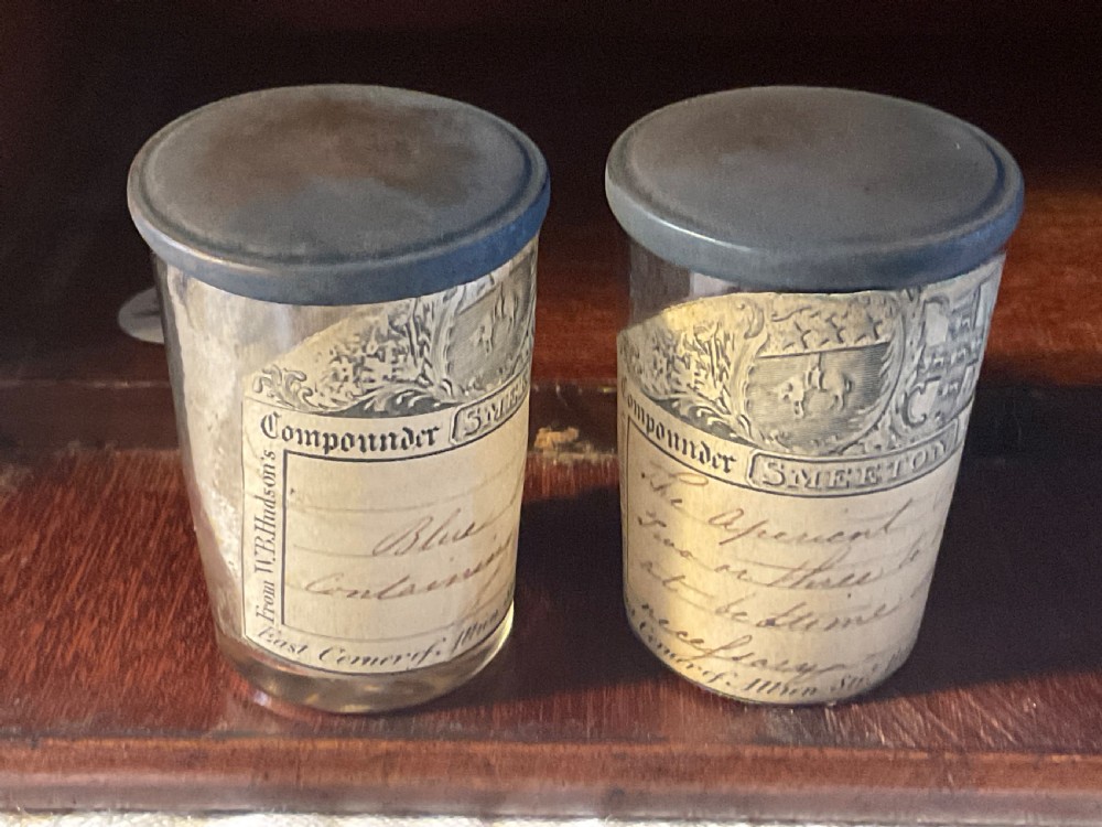 George III Mahogany Apothecary Cabinet  View XIV