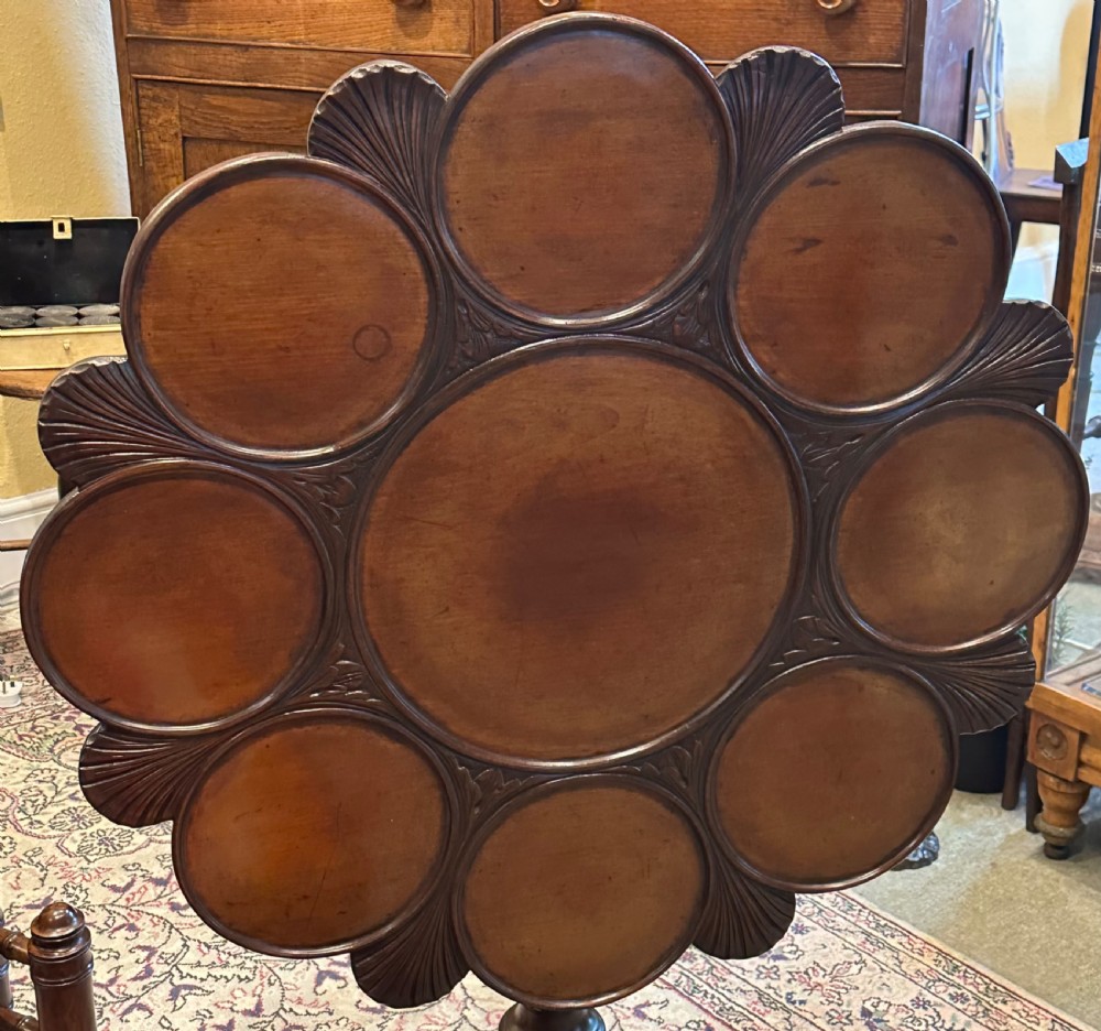 George III Mahogany Supper Table  View V