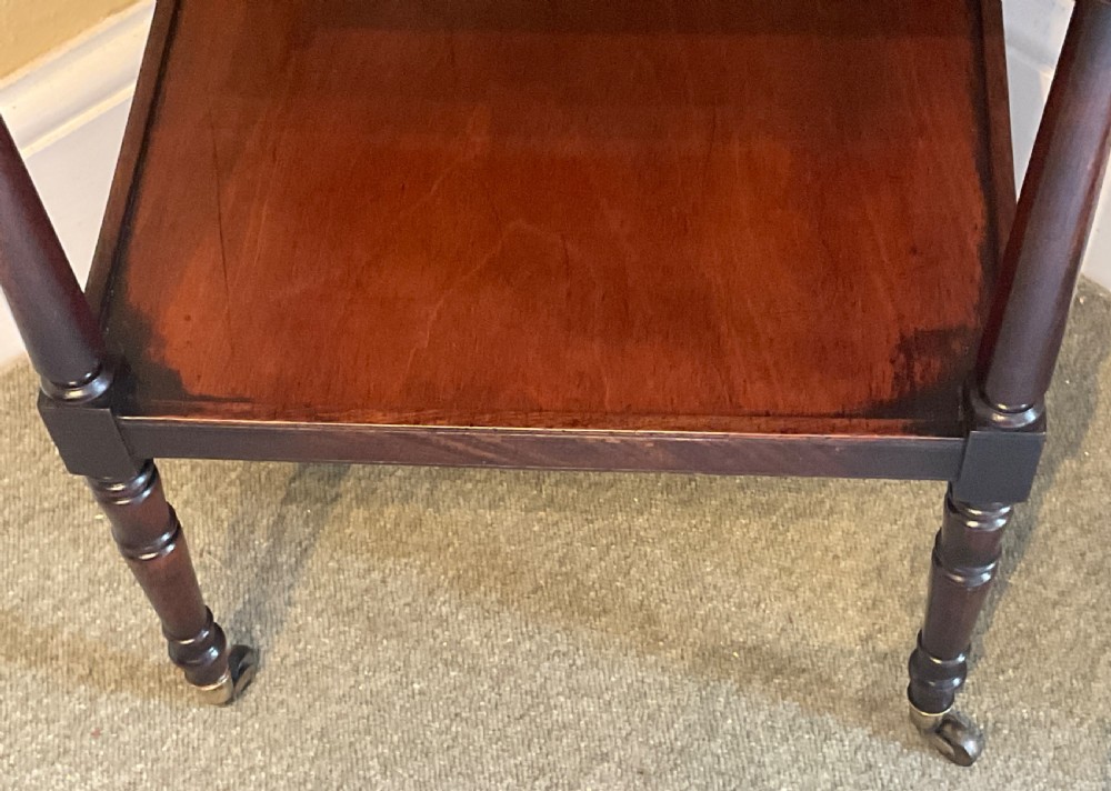 Regency Mahogany Whatnot View IV