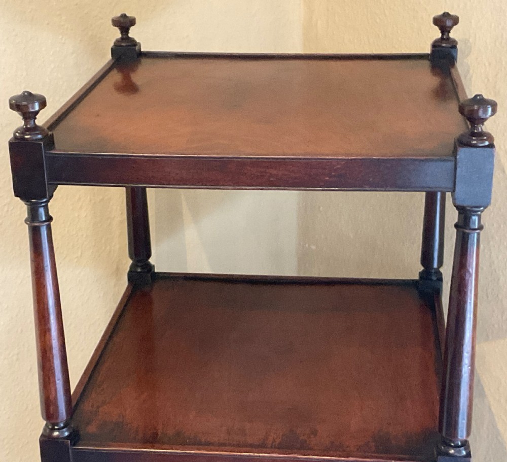 Regency Mahogany Whatnot View VI