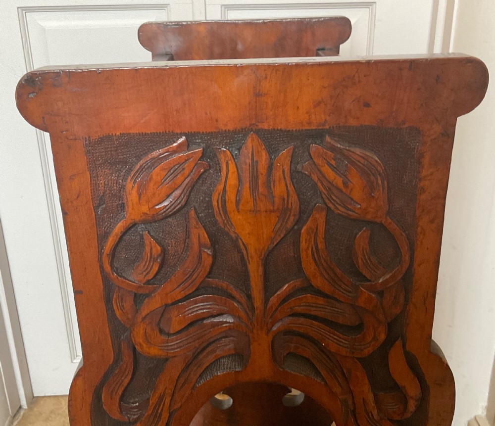 Arts and Crafts Walnut Stick Stand  View VI