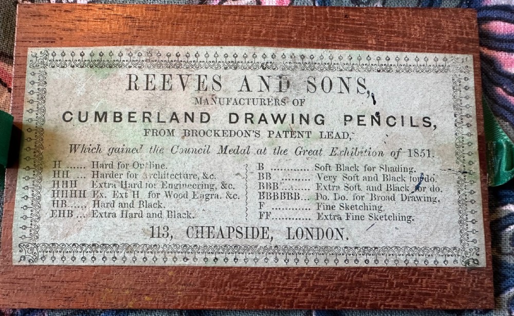 Victorian Artist’s Mahogany Box with original contents  View V