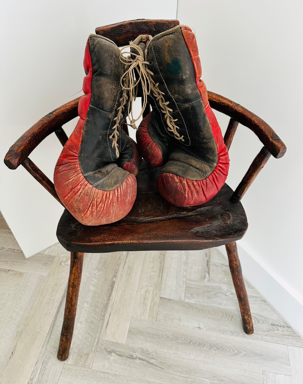 Antique Welsh Primitive Stick Chair  View IX
