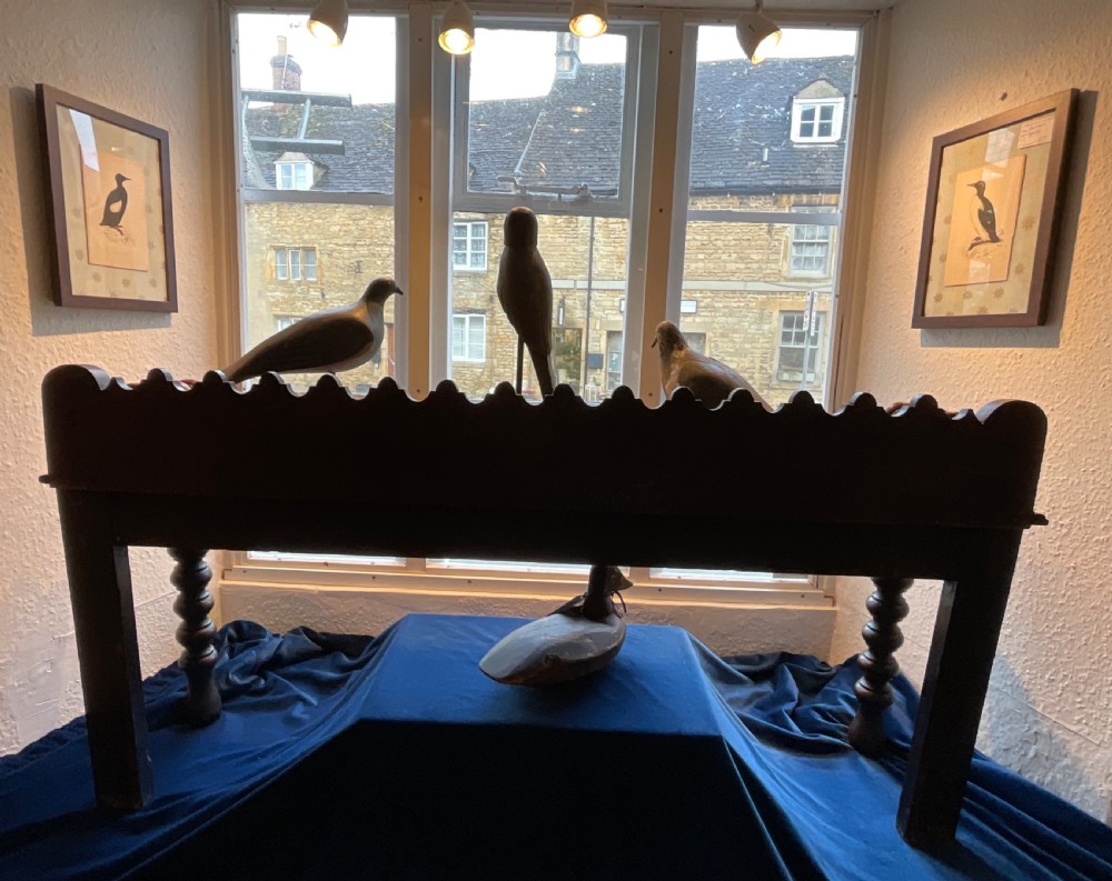 19th Century Oak Hall Bench  View IX