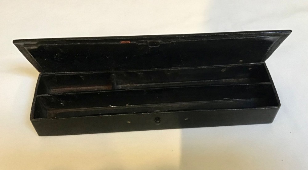 19th Century French Papier Mache Pencil Box View IV