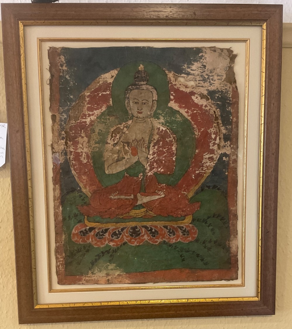 17th Century painting of the Vairocana Buddha