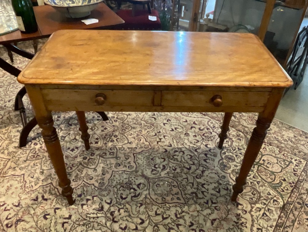 Victorian Satin Walnut Side Table