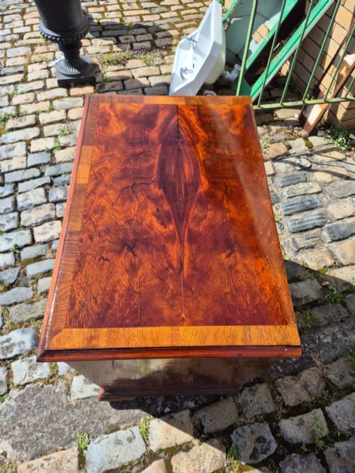 STUNNING GEORGIAN BATCHELORS CHEST OF DRAWERS - ADDITIONAL PHOTO 11