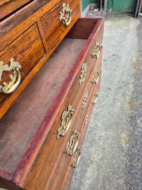 SMALL ROSEWOOD CHEST OF DRAWERS - ADDITIONAL PHOTO 5