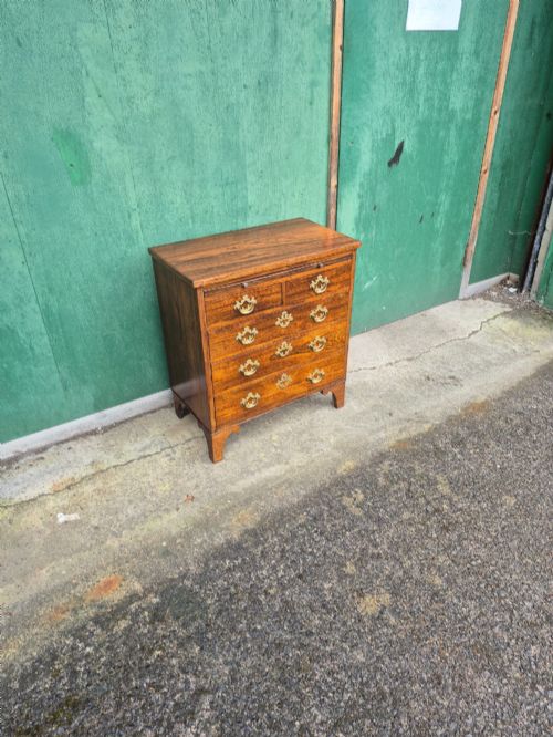 SMALL ROSEWOOD CHEST OF DRAWERS - ADDITIONAL PHOTO 7