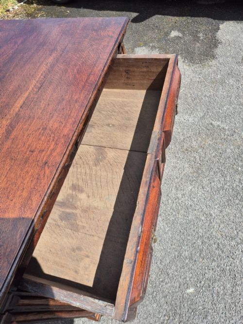 OAK GEOMETERIC CHEST OF DRAWERS - ADDITIONAL PHOTO 7