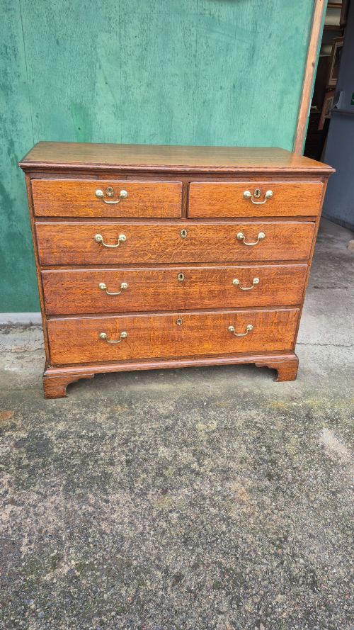 Georgian Golden Oak Chest of Drawers