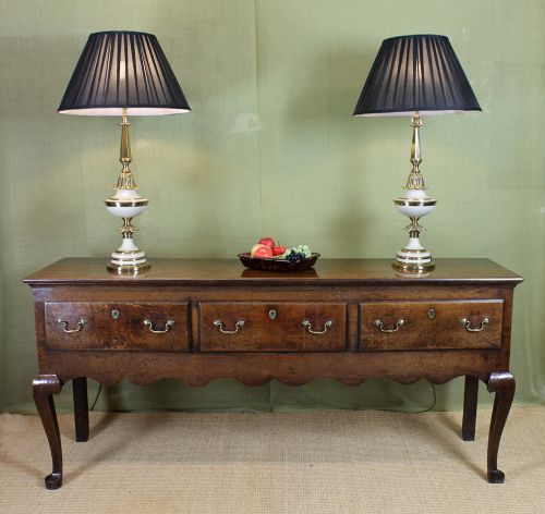 Georgian Oak Dresser Base.