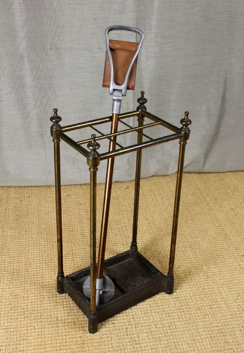 Edwardian Brass Stick Stand.