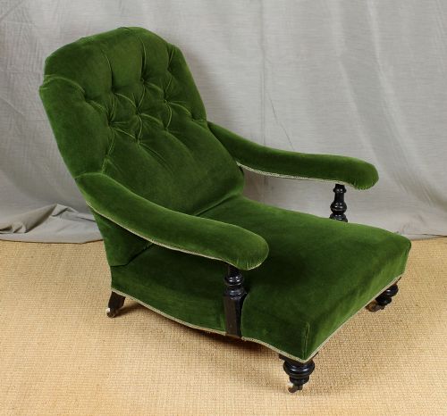 Howard & Son Style Victorian Armchair.