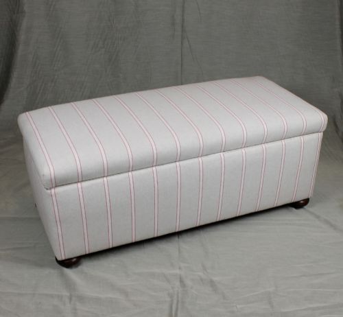 Upholstered Victorian Ottoman / Bedding Box C.1860.