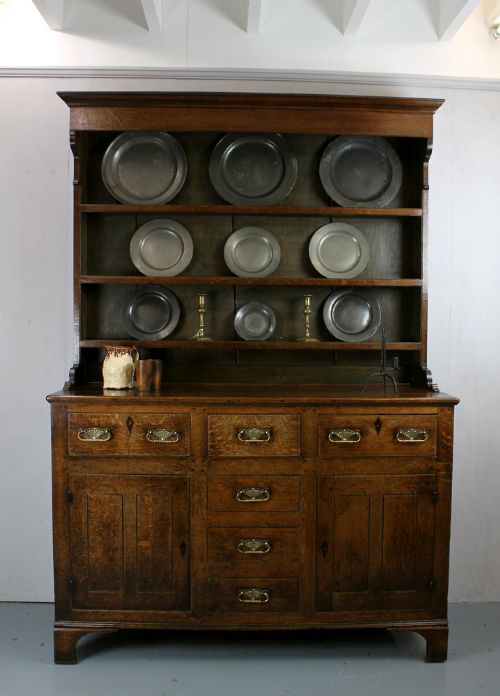 Small Early 19th.c. Oak Welsh Dresser.