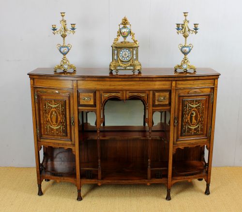 Inlaid Rosewood Sideboard C.1870.