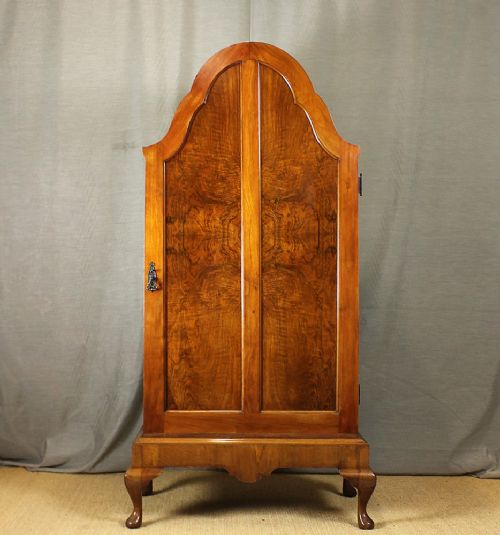 Walnut Armoire Hall Wardrobe.