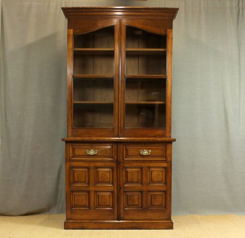 Edwardian Oak Bookcase.