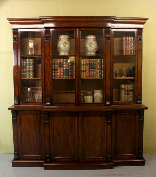 Four Door Mahogany Library Bookcase C.1840.
