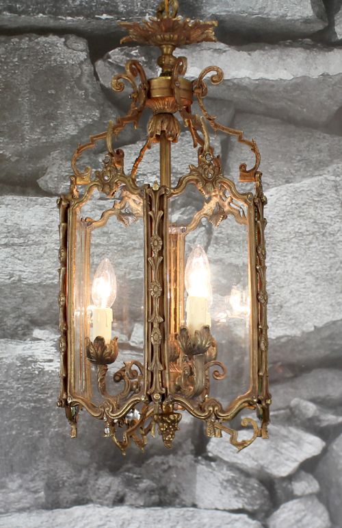 Brass Porch Light C.1930.