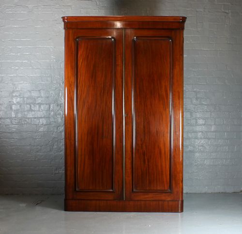 Victorian Two Door Wardrobe.