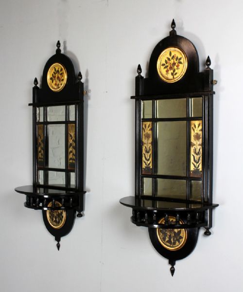 Pair Aesthetic Movement Mirrors.