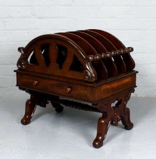 Victorian Mahogany Canterbury.