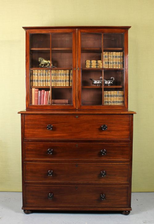 Early 19th.c. Secretaire Bookcase.