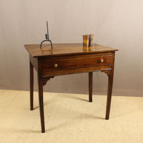 Georgian Country Fruitwood Side Table.