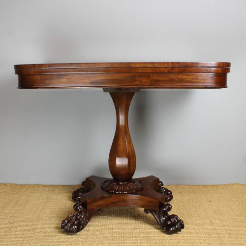 William IV Fold Over Supper Table.
