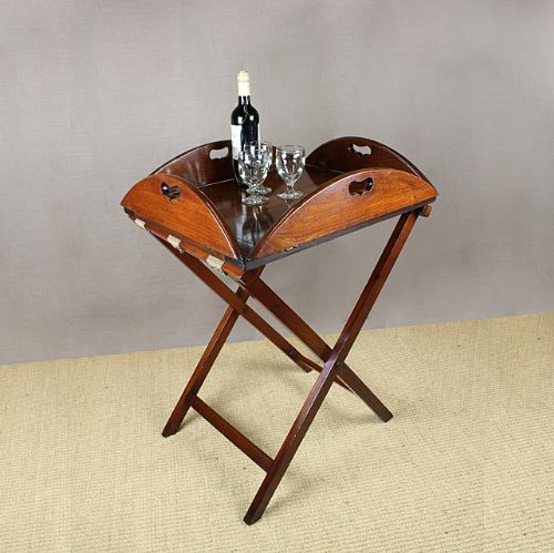 Mahogany Butler's Tray & Stand C.1890.