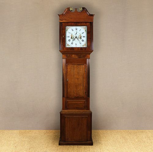 Welsh Longcase Clock by Moses Evans of Llangernyw.