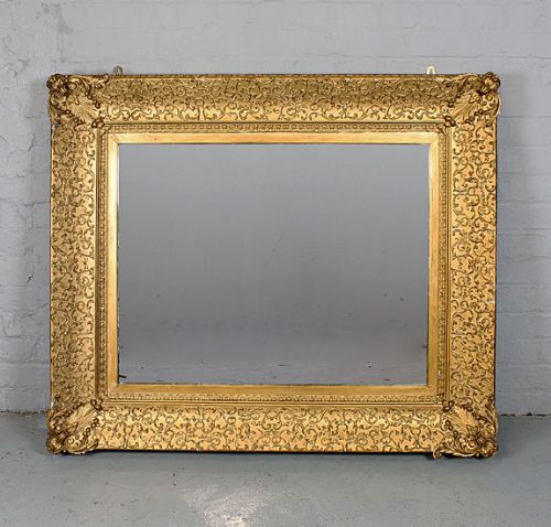 Large Late 19th.c. Gilt Mirror.