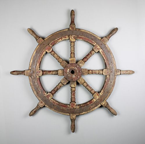 19th.c. Ship's Wheel.