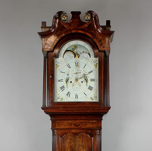 Early 19th.c. Longcase Clock by Harlow of Lane End.
