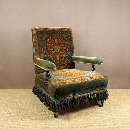 Victorian Carpet Chair.