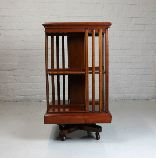 Edwardian Revolving Bookcase.