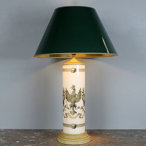 Heraldic Table Lamp.