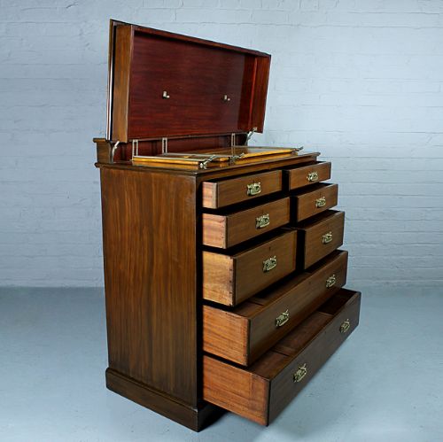 Edwardian Bachelor's Dressing Chest.