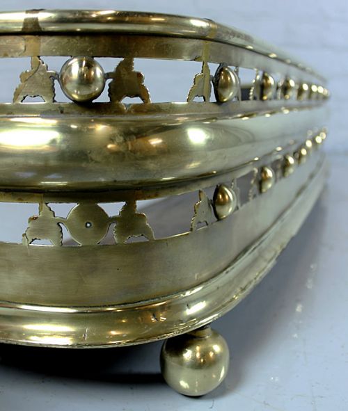 19th.c. Brass Fender.