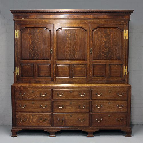 Georgian Oak House Keepers Cupboard.